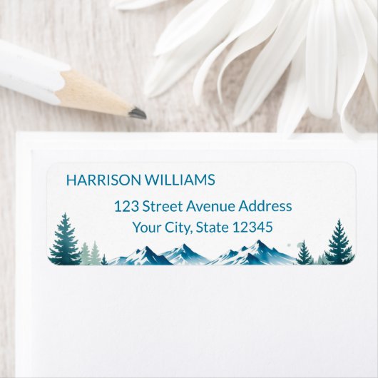 Modern Adventure Graduation Party ラベル (インサイチュ)