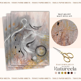Modern Aesthetic Abstract Decoupage Tissue Paper 薄葉紙
