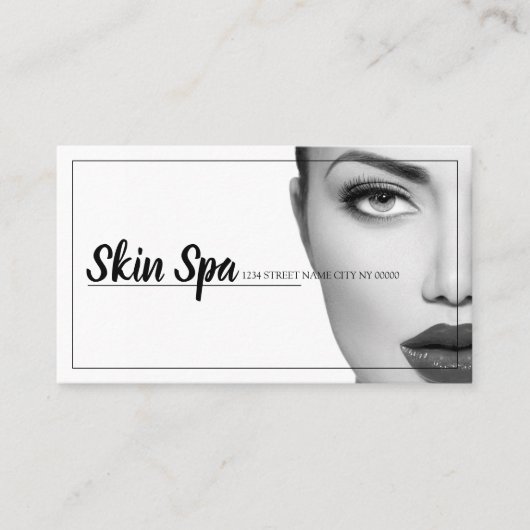 Modern Aesthetic Nurse, Doctor, Cosmetic Surgery B 名刺 (正面)