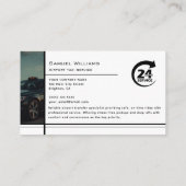 Modern airpor taxi service professional driver 名刺 (裏面)