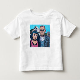 Modern American Gothic Art - Grant Woods Inspired トドラーTシャツ
