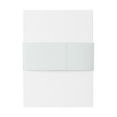 Modern Ampersand Elegant Monogram 招待状ベリーバンド (裏面例)