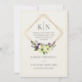 Modern and Classic Wedding Invitation 招待状 (正面)