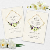 Modern and Classic Wedding Invitation 招待状