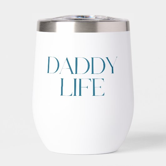 Modern and Classy Typography Daddy Life (正面)
