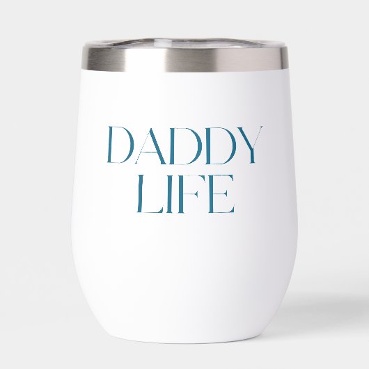Modern and Classy Typography Daddy Life (背面)