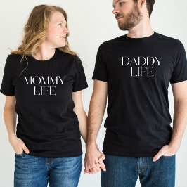 Modern and Classy Typography Daddy Life Men's トライブレンドＴシャツ