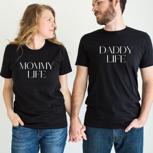 Modern and Classy Typography Daddy Life Men's トライブレンドＴシャツ