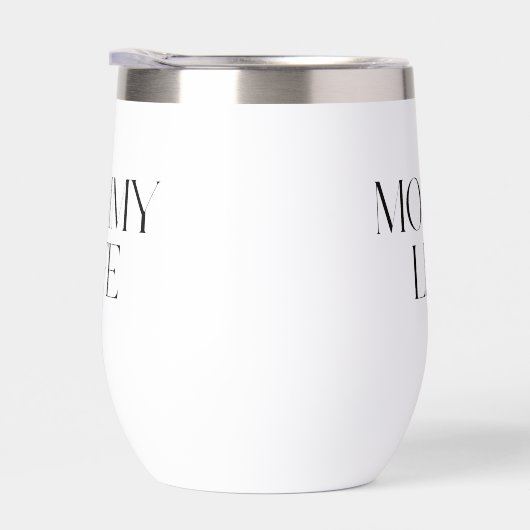 Modern and Classy Typography Mommy Life (右面)