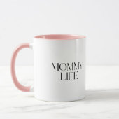 Modern and Classy Typography Mommy Life Combo マグカップ (左)