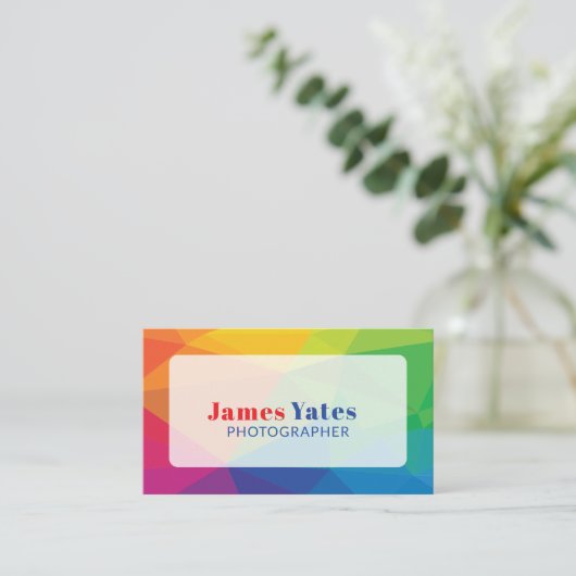 Modern and Colorful Abstract  名刺 (スタンド正面)