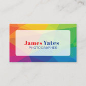 Modern and Colorful Abstract 名刺 (正面)