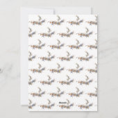 Modern and Elegant Christmas Photo Personalized  シーズンカード (裏面)