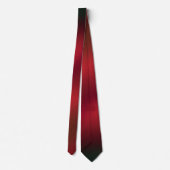 Modern and Elegant Red and Black Abstract Tie ネクタイ (裏面)