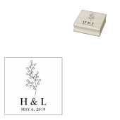 Modern and Minimalist Twig Design ラバースタンプ (押印)