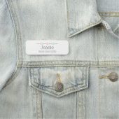Modern and Simple Classic Name Tag 名札 (インサイチュ)