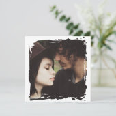 Modern and Simple Unique Photo Template Wedding 招待状 (スタンド正面)