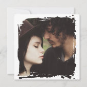 Modern and Simple Unique Photo Template Wedding 招待状 (正面)