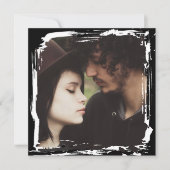 Modern and Simple Unique Photo Template Wedding 招待状 (正面)