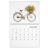 Modern and Stylish Sunflower Monthly Calendar 2026 カレンダー (2月 2026)