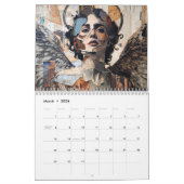 Modern Angel Art 2026 Calendar カレンダー (3月 2026)