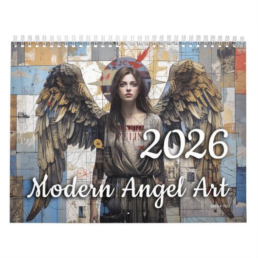 Modern Angel Art 2026 Calendar カレンダー (カバー)