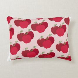 Modern Apple Print Decorative アクセントクッション