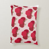 Modern Apple Print Decorative アクセントクッション (裏面(縦))