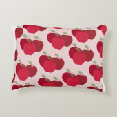 Modern Apple Print Decorative アクセントクッション (裏面)