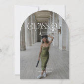 Modern Arch | Class Of Graduation Announcement 招待状 (正面)