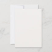 Modern Arch Jewish Wedding RSVP Card Template (裏面)