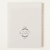 Modern arch photo Business Branding プランナー手帳 (裏面)