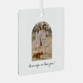 Modern Arch Photo Drive Safe Car Ornament メタルオーナメント (正面右)