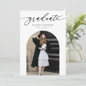 Modern Arch Photo Graduation 招待状 (スタンド正面)