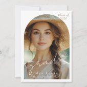 Modern Arch Photo Graduation 案内状 (正面)