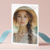 Modern Arch Photo Graduation 案内状