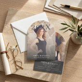 Modern Arch Photo Minimalist Graduation | PhotoPop 招待状