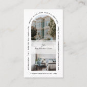 Modern Arch Photos Home Rental Property Manager 名刺 (正面)