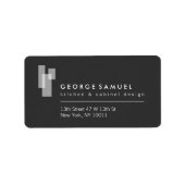 Modern Architectural Blocks Logo ラベル (正面)