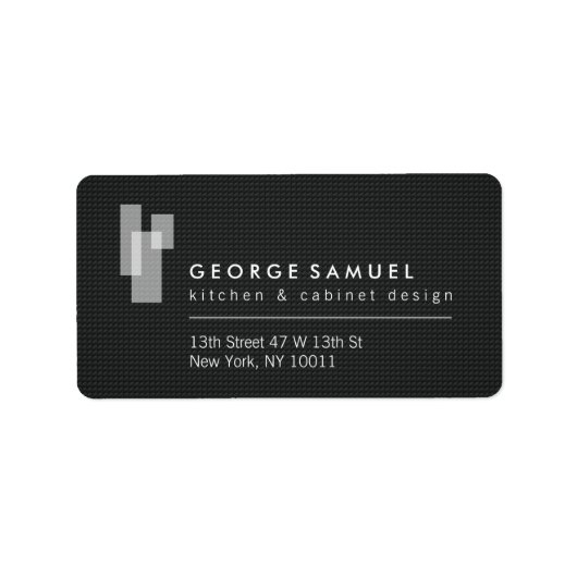 Modern Architectural Blocks Logo ラベル (正面)