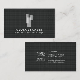 Modern Architectural Blocks Logo 名刺