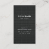 Modern Architectural Blocks Logo White/Gray 名刺 (裏面)