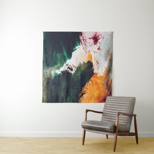 Modern art, abstract painting. Fine art abstract p タペストリー (インサイチュ)