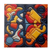 Modern Art Ceramic Tile タイル (正面)