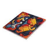 Modern Art Ceramic Tile タイル (側面)