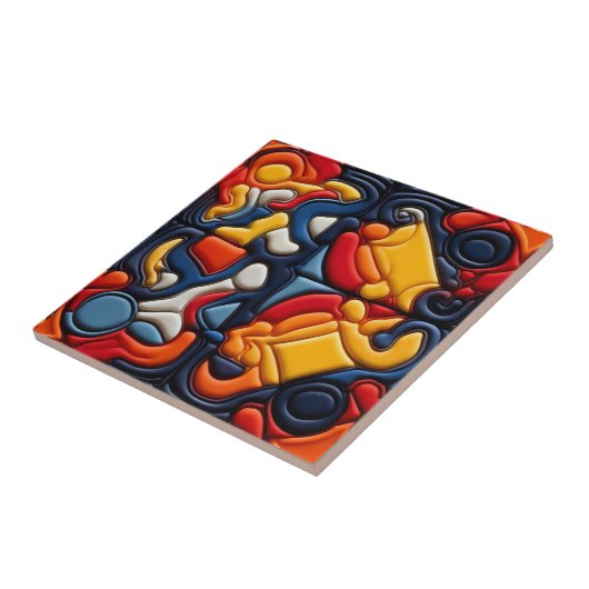 Modern Art Ceramic Tile タイル (側面)