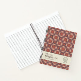 Modern Art Deco Geometric Notebook ノートブック