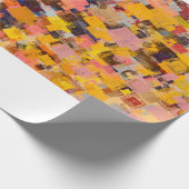 Modern art drawing. Digital texture wallpaper. Art ラッピングペーパー (角)