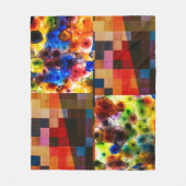 Modern Art Fusion フリースブランケット (正面)