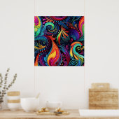 Modern Art Poster ポスター (キッチン)